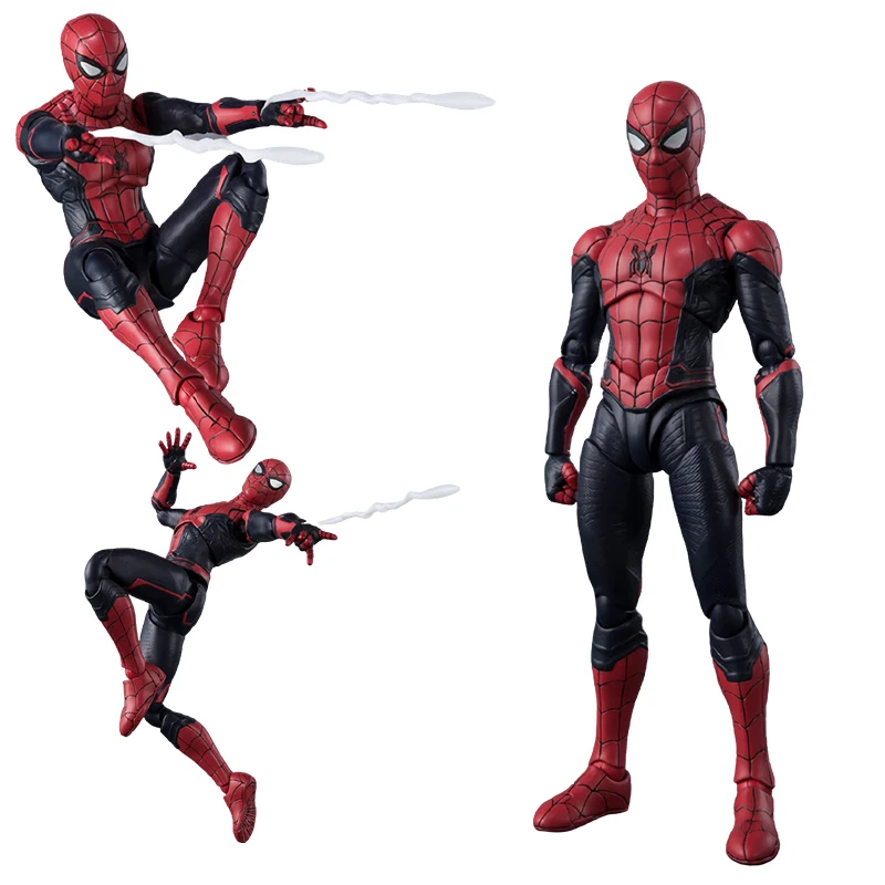 

SHF Marvel Avengers Spiderman Action figure Spider man Far from Home Version Articulated Figure Model Toys Gift for Men Children