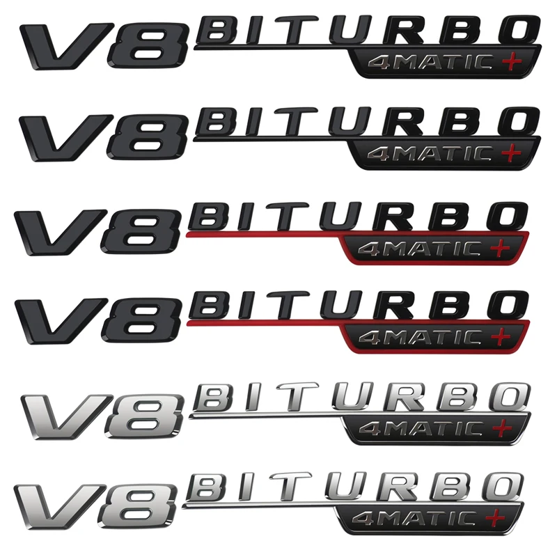2pcs V8 BITURBO 4MATIC+ Letters Car Fender Emblem Sticker Turbo for Mercedes Benz AMG A45 W117 C63 Ww205 W212 E63 W207 W176 X156
2pcs V8 BITURBO 4MATIC+ Letters Car Fender Emblem Sticker Turbo for Mercedes Benz AMG A45 W117 C63 Ww205 W212 E63 W207 W176 X156