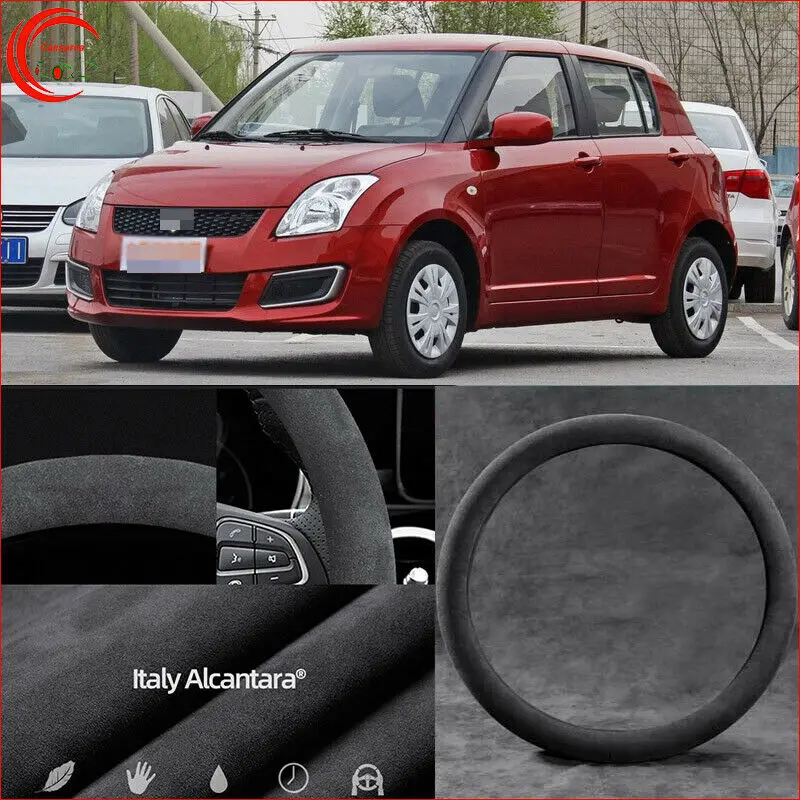 Для Suzuki стрижи чехол рулевого колеса автомобиля Черный Алькантара замша безопасный нескользящий
Для Suzuki стрижи чехол рулевого колеса автомобиля Черный Алькантара замша безопасный нескользящий