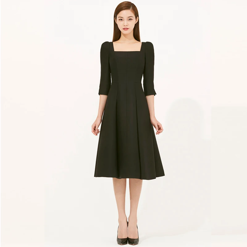 Runway Spring High-Quality New Women'S Elegant Casual Holiday Party Sexy Square Collar Fashion Trend Midi Dress
Runway Spring High-Quality New Women'S Elegant Casual Holiday Party Sexy Square Collar Fashion Trend Midi Dress