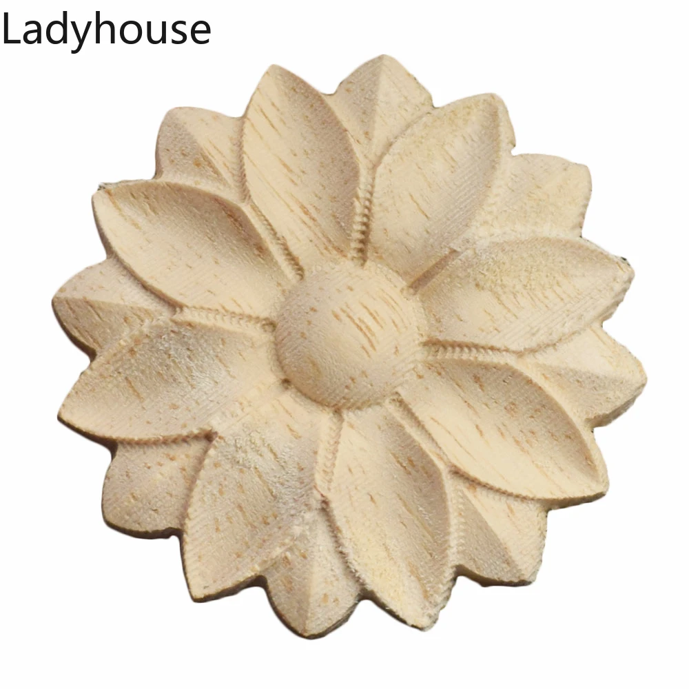 10PCS Woodcarving Flower Decal Wooden Figurines Corner Craft Chip Round Appliques Frame Wall Door Furniture Decor Miniatures
10PCS Woodcarving Flower Decal Wooden Figurines Corner Craft Chip Round Appliques Frame Wall Door Furniture Decor Miniatures