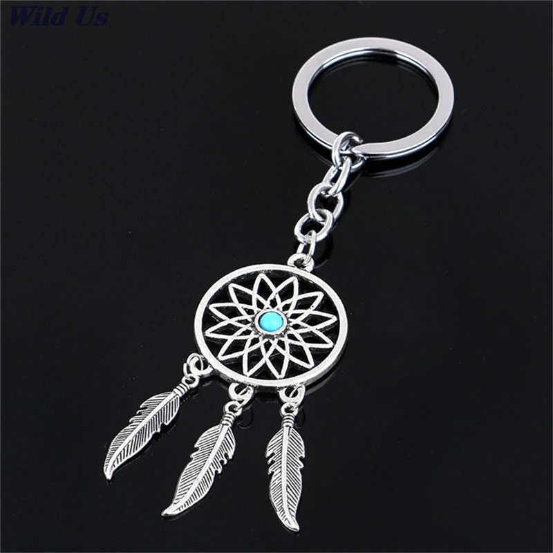 Hot Sale Dream Catcher Feather Key Chain Tassels Tone Silver Color Keyring Keychain Gift For Women Wholesale
Hot Sale Dream Catcher Feather Key Chain Tassels Tone Silver Color Keyring Keychain Gift For Women Wholesale