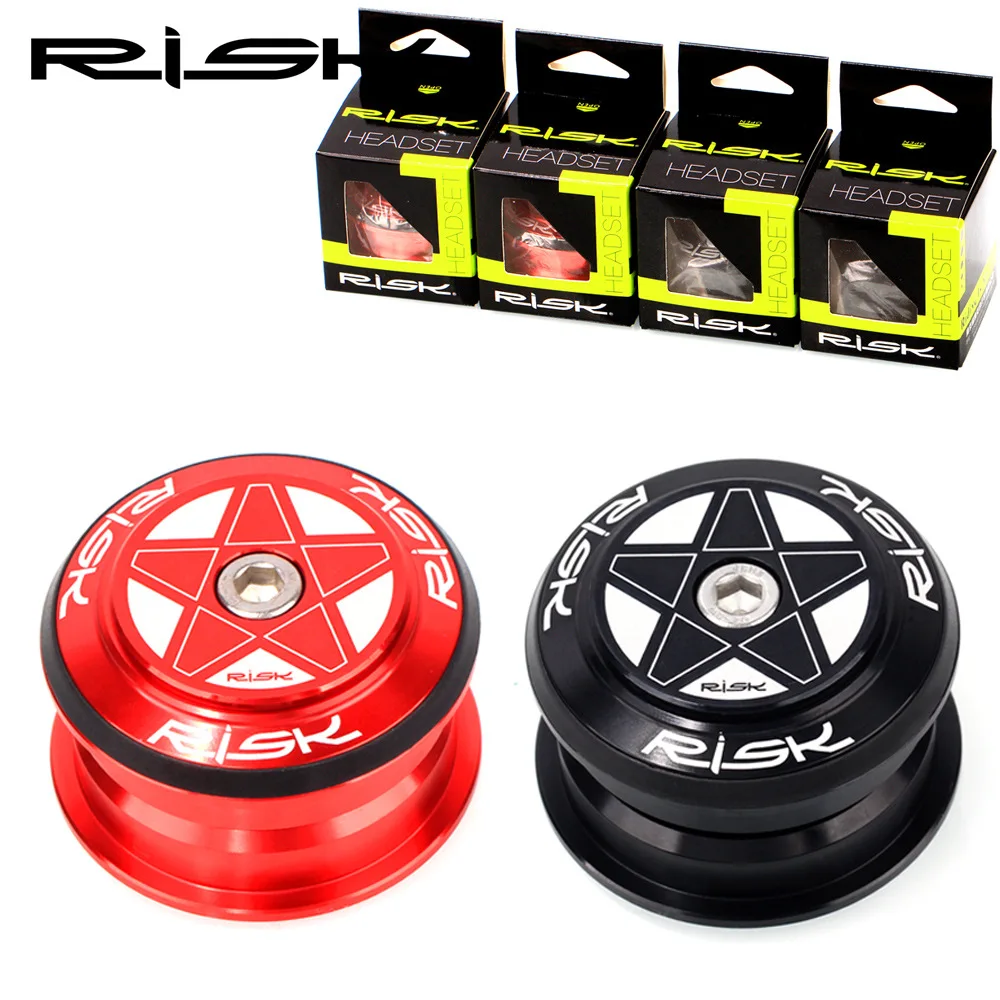 RISK Bicycle Headset High quality Double Bearing Built in Bike Headset For 44mm Straight Head Tube With 28.6mm Straight Fork
RISK Bicycle Headset High quality Double Bearing Built in Bike Headset For 44mm Straight Head Tube With 28.6mm Straight Fork