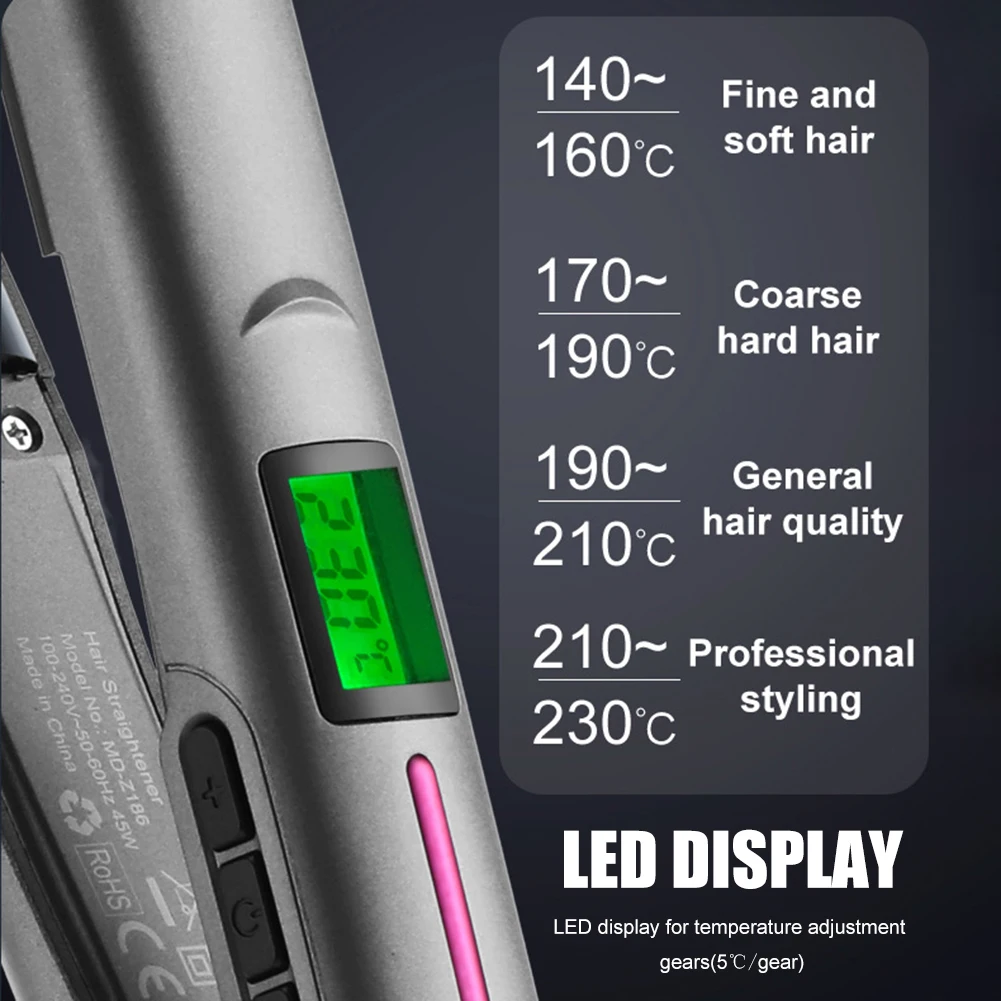 New Professional Ceramic Fast Heat 2 In 1 Hair Flat Iron Hair Straightener & Hair Curler For Easy Hair Care/Styling Tool
New Professional Ceramic Fast Heat 2 In 1 Hair Flat Iron Hair Straightener & Hair Curler For Easy Hair Care/Styling Tool