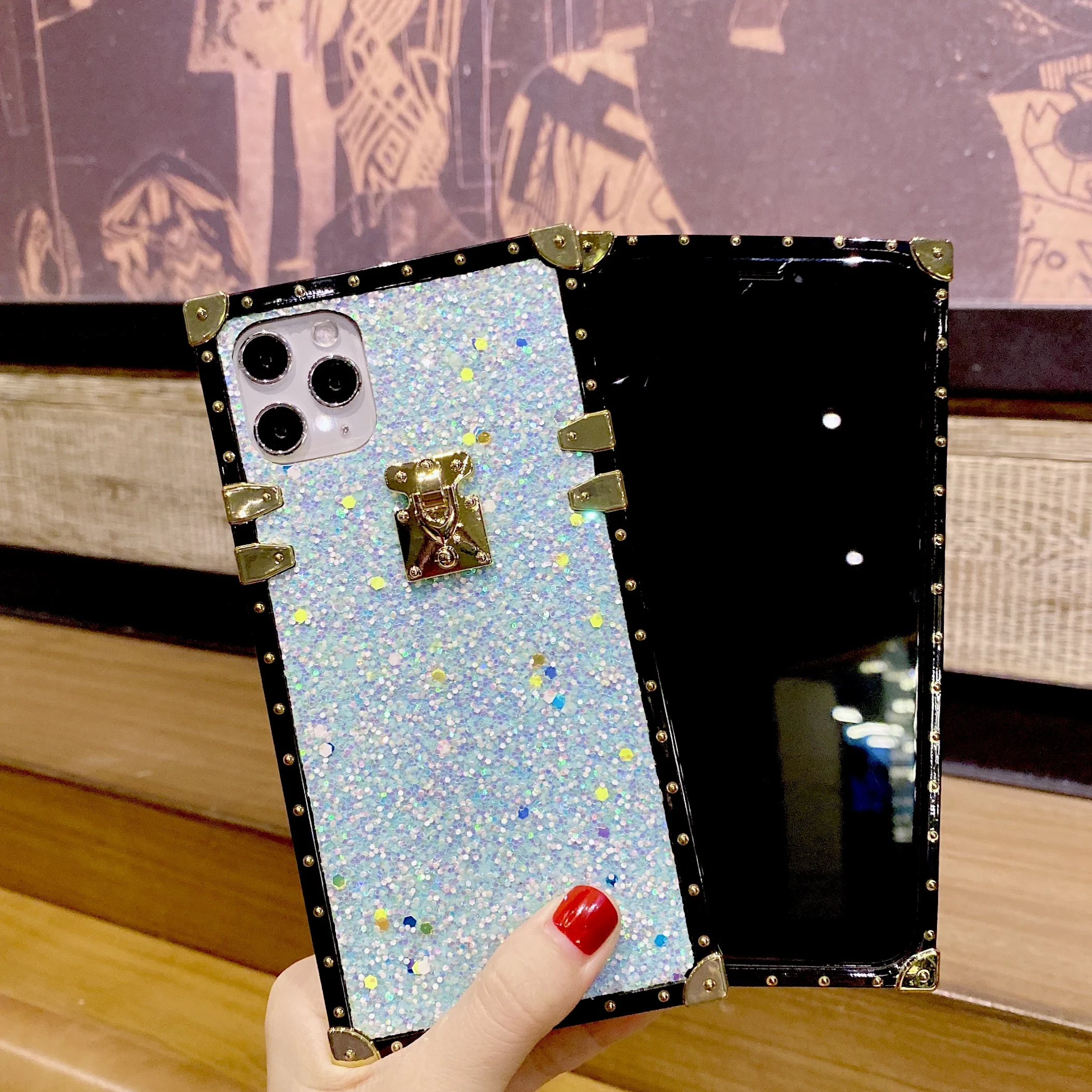 Luxury Square Color Diamond Glitter Phone Case For Samsung S8 S9 S10 S20 Plus A50 A51 A71 Note20 Ultra Luminous Shiny Soft Cover
Luxury Square Color Diamond Glitter Phone Case For Samsung S8 S9 S10 S20 Plus A50 A51 A71 Note20 Ultra Luminous Shiny Soft Cover