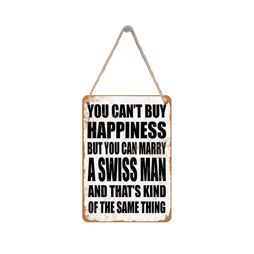 Isaric деревянный подвесной знак 8X12 дюймов вы не можете купить счастье, но вы можете выбрать швейцарского мужчины, Забавный деревянный знак
Isaric деревянный подвесной знак 8X12 дюймов вы не можете купить счастье, но вы можете выбрать швейцарского мужчины, Забавный деревянный знак