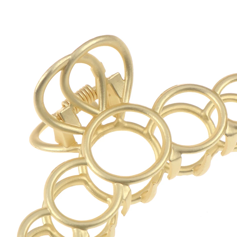 Women Girls Geometric Hair Claw Clamps Hair Crab Hollow Hair Clip Claws Solid Color Accessories Hairpin
Women Girls Geometric Hair Claw Clamps Hair Crab Hollow Hair Clip Claws Solid Color Accessories Hairpin