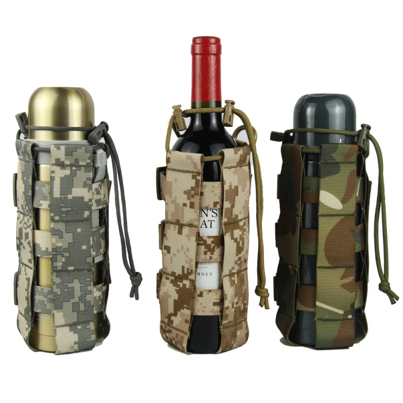 Tactical Molle Water Bottle Pouch Bottle Holder Military Molle System Kettle Bag Camping Hiking Travel Survival Kits New
Tactical Molle Water Bottle Pouch Bottle Holder Military Molle System Kettle Bag Camping Hiking Travel Survival Kits New
