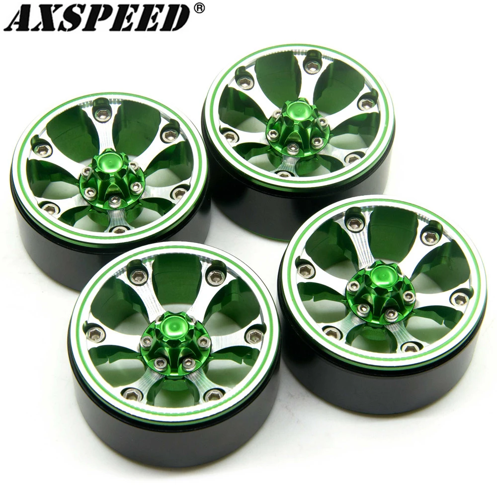 Колесная втулка AXSPEED 1,9 дюйма из алюминиевого сплава, Ширина 26 мм, колесные диски с бусинами для 1/10 RC Crawler Axial SCX10 TAMIYA CC01 D90 D110
Колесная втулка AXSPEED 1,9 дюйма из алюминиевого сплава, Ширина 26 мм, колесные диски с бусинами для 1/10 RC Crawler Axial SCX10 TAMIYA CC01 D90 D110
