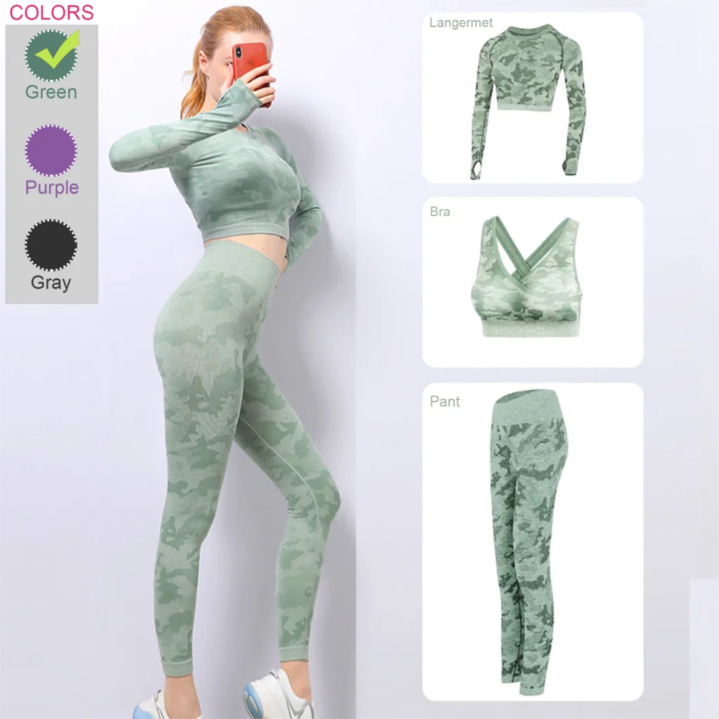 2/3PCS Seamless Women Yoga Set Workout Sportswear Gym Clothing Fitness Long Sleeve Crop Top High Waist Leggings Sports Suits
2/3PCS Seamless Women Yoga Set Workout Sportswear Gym Clothing Fitness Long Sleeve Crop Top High Waist Leggings Sports Suits