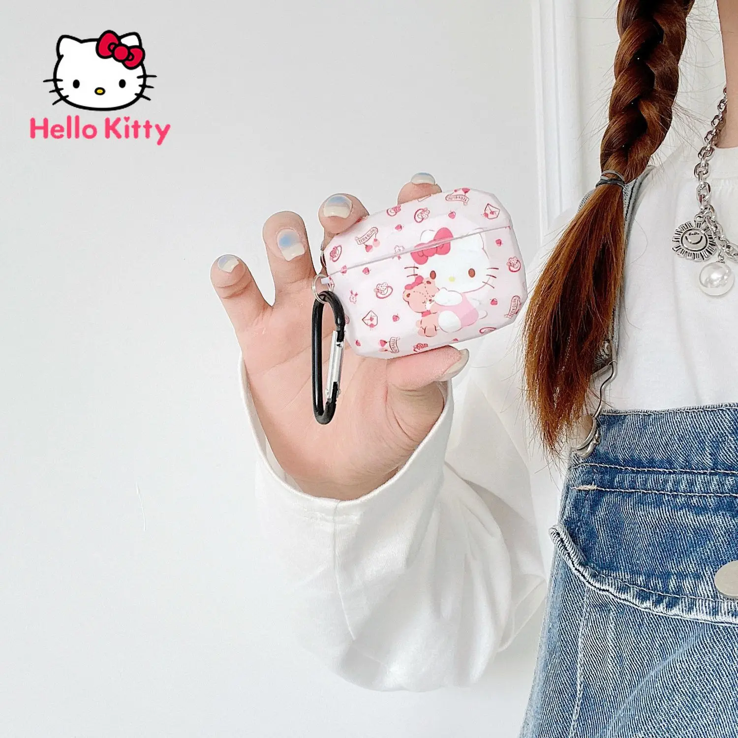 Hello Kitty Is Suitable for Apple Airpods 1/2/3 Generation Airpods Pro Wireless Bluetooth-compatible Headset Protective Sleeve
Hello Kitty Is Suitable for Apple Airpods 1/2/3 Generation Airpods Pro Wireless Bluetooth-compatible Headset Protective Sleeve
