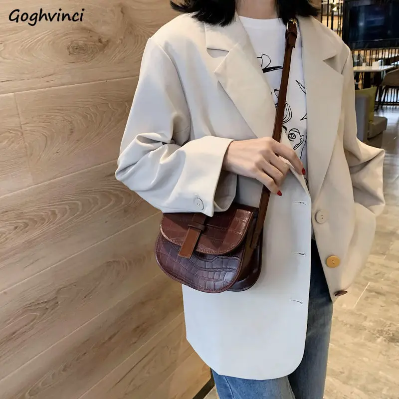 Crossbody Bags Alligator Pattern Saddle Vintage Shoulder Bag Ins Fashion Luxury Trending All-match Daily Korean Ladies Business
Crossbody Bags Alligator Pattern Saddle Vintage Shoulder Bag Ins Fashion Luxury Trending All-match Daily Korean Ladies Business