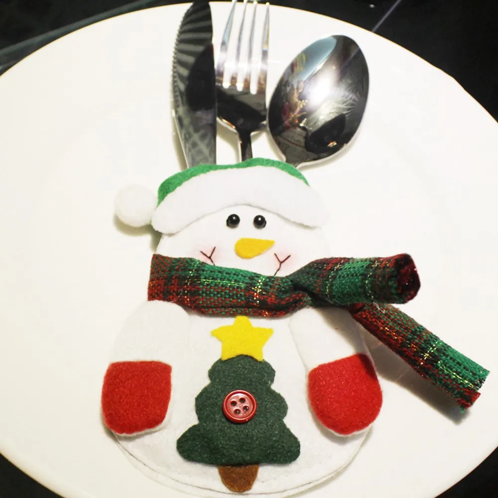 1pc Christmas Tableware Holder 14x10cm Mini Christmas Ornaments Santa Hat Snowman Reindeer Cutlery Bag Home Decoration
1pc Christmas Tableware Holder 14x10cm Mini Christmas Ornaments Santa Hat Snowman Reindeer Cutlery Bag Home Decoration