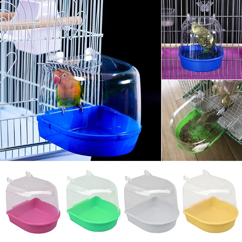Bird Bath Bathtub Bath Box Bird Cleaning Tool Cage Accessories Parrot Baths Transparent Plastic Hanging Tub Shower Hanging Decor
Bird Bath Bathtub Bath Box Bird Cleaning Tool Cage Accessories Parrot Baths Transparent Plastic Hanging Tub Shower Hanging Decor
