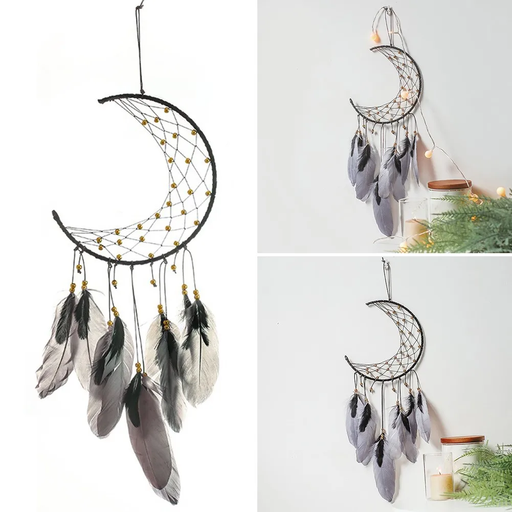 Black Moon Woven 58cm D&ream Catcher Pendant Graduation Gift Wind Chime Pendant Suitable To Be Gift For Friends Home Decoration
Black Moon Woven 58cm D&ream Catcher Pendant Graduation Gift Wind Chime Pendant Suitable To Be Gift For Friends Home Decoration