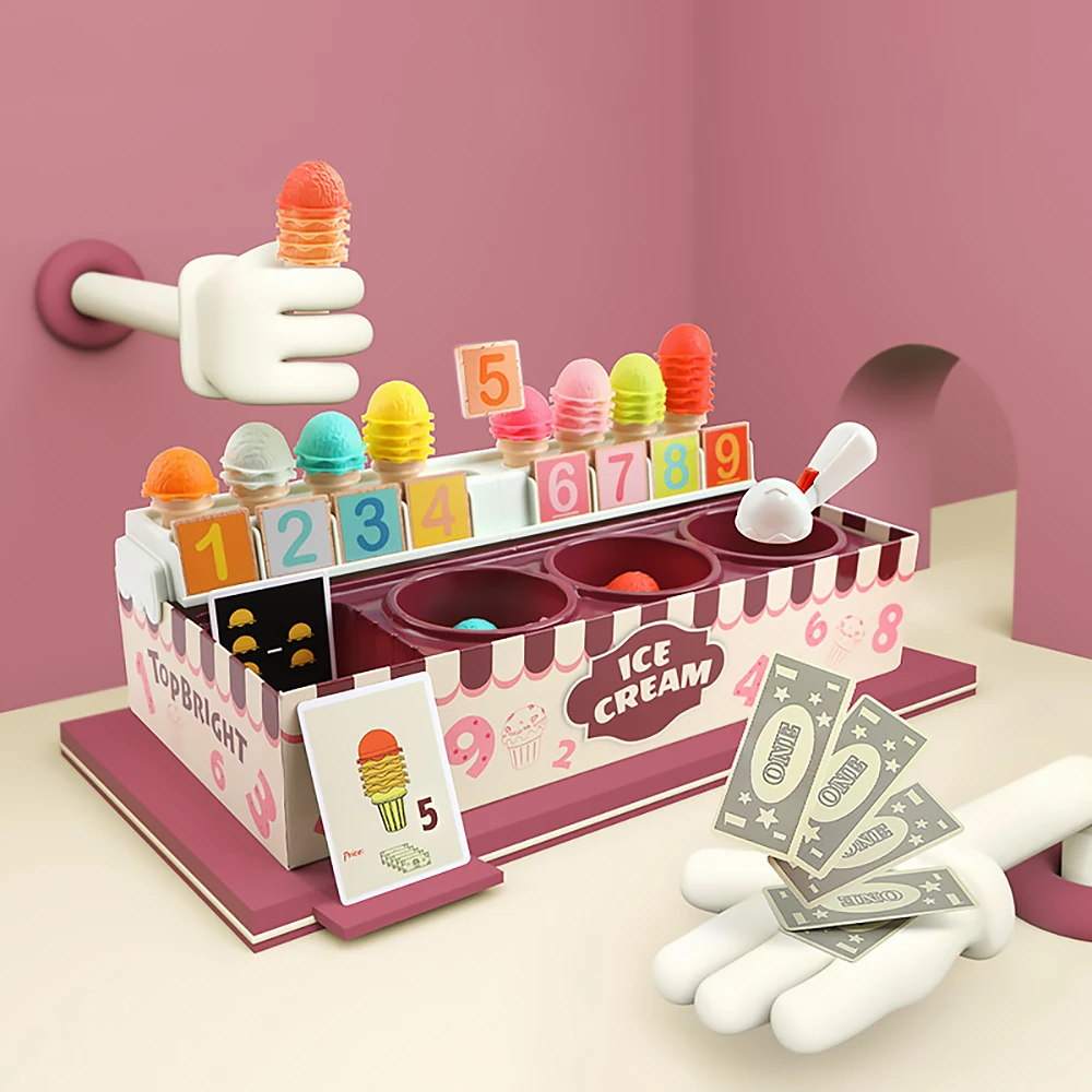 Kids Pretend Play Toys Ice Cream Stack Up Play Tower Suit Simulation Kitchen Food Dessert Educational Toys For Children Gift
Kids Pretend Play Toys Ice Cream Stack Up Play Tower Suit Simulation Kitchen Food Dessert Educational Toys For Children Gift