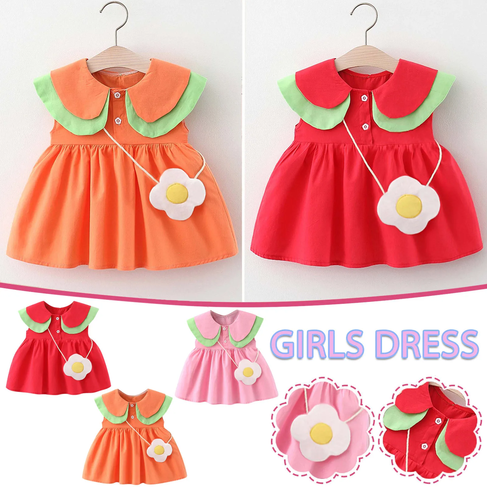 toddler girl dresses Child Baby Girl Summer Casual Solid Color Dress + Small Satchel Dress for girls плае для девоки 2021
toddler girl dresses Child Baby Girl Summer Casual Solid Color Dress + Small Satchel Dress for girls плае для девоки 2021