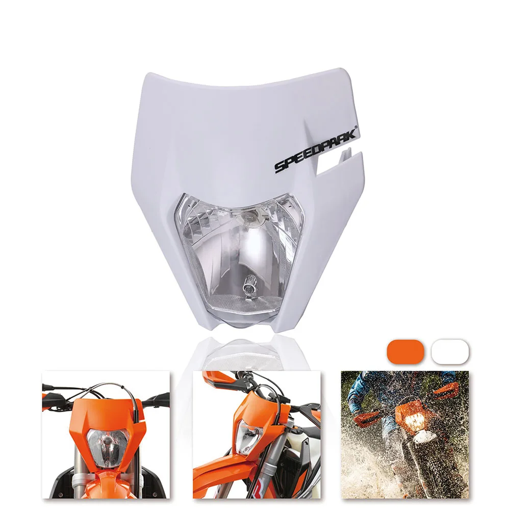 Motorcycle Headlight light bulb type H4 Motocross Supermotor Headlamp For 2017 18 KTM Headligt EXC XCF SX F SMR Enduro Dirt Bike
Motorcycle Headlight light bulb type H4 Motocross Supermotor Headlamp For 2017 18 KTM Headligt EXC XCF SX F SMR Enduro Dirt Bike