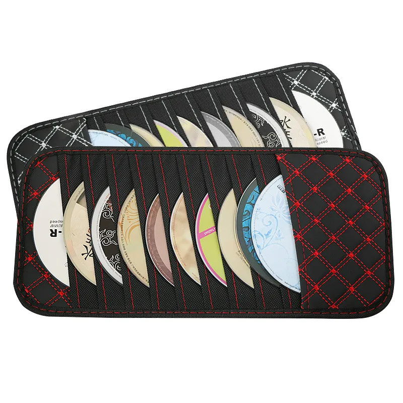 DVD Storage Case Car Sun Visor CD Disc Holder CD DVD Storage Pouch Bag Vehicle Organizer Auto Interior Accessories
DVD Storage Case Car Sun Visor CD Disc Holder CD DVD Storage Pouch Bag Vehicle Organizer Auto Interior Accessories