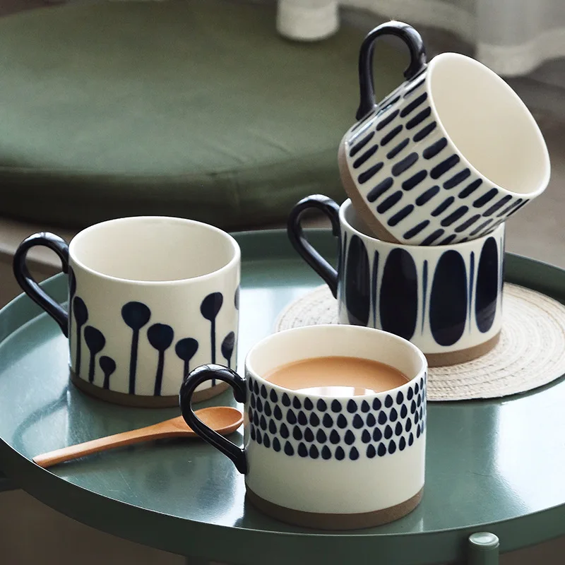Hand-painted Ceramic Mug Coffee Cup Nordic Ins Wind Mug Creative Porcelain Cups Breakfast Blue Color Milk Tea Cup
Hand-painted Ceramic Mug Coffee Cup Nordic Ins Wind Mug Creative Porcelain Cups Breakfast Blue Color Milk Tea Cup