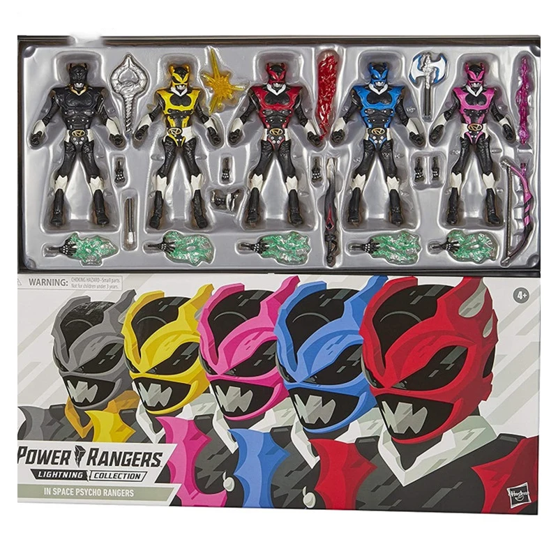 Hasbro Power Rangers Psycho Rangers 5-player limited Action Figure Anime Toy 16cm 
Hasbro Power Rangers Psycho Rangers 5-player limited Action Figure Anime Toy 16cm