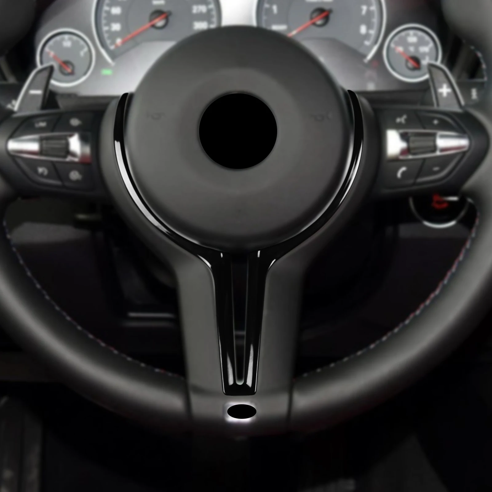 Car Replacement Parts ABS Automotive Interior Steering Wheel Cover Trim 19 × 15 × 2 Cm Carbon Fiber For BMW M Series
Car Replacement Parts ABS Automotive Interior Steering Wheel Cover Trim 19 × 15 × 2 Cm Carbon Fiber For BMW M Series