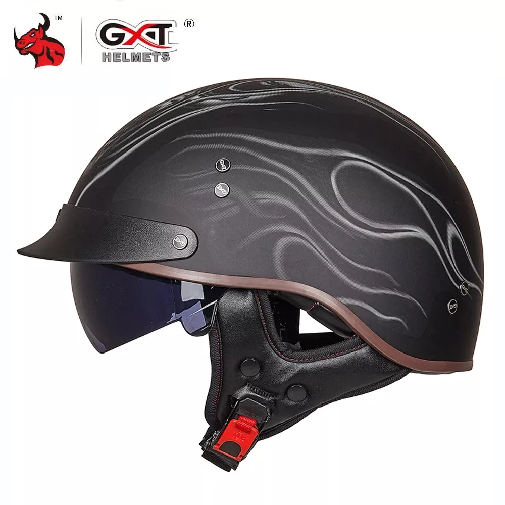 Retro Motorcycle Helmet Vintage Casco Moto Open Face Scooter Biker Motorbike Racing Riding Helmet With DOT Certification
Retro Motorcycle Helmet Vintage Casco Moto Open Face Scooter Biker Motorbike Racing Riding Helmet With DOT Certification