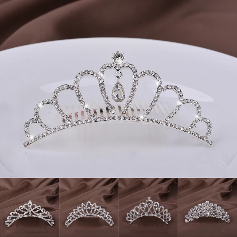 Luxurious Rhinestone Crystal Crown Hair Tiaras Fashion Princess Crown Hair Comb For Party Performance Hair Jewelry Accessories
Luxurious Rhinestone Crystal Crown Hair Tiaras Fashion Princess Crown Hair Comb For Party Performance Hair Jewelry Accessories