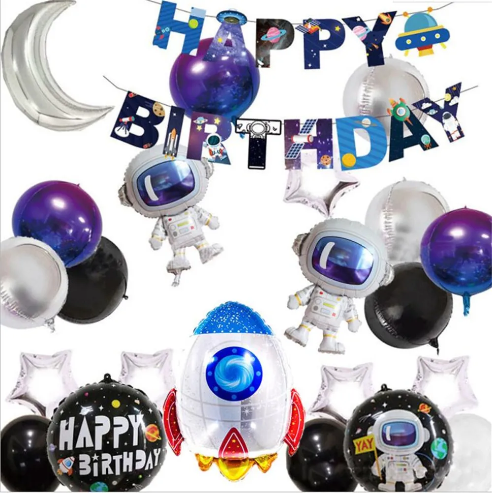 

Hot 100set/lot 14Pcs Multi Confetti Balloon Happy Birthday Party Balloons Rose Gold Helium Ballons Boy Girl Baby Shower