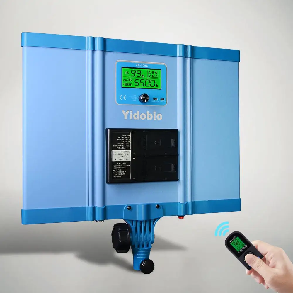 Yidoblo Super Slim LED Panel Light Dimmable Bio-color Soft Light LED Lamp For Photography Interview RC LCD screen LED light
Yidoblo Super Slim LED Panel Light Dimmable Bio-color Soft Light LED Lamp For Photography Interview RC LCD screen LED light