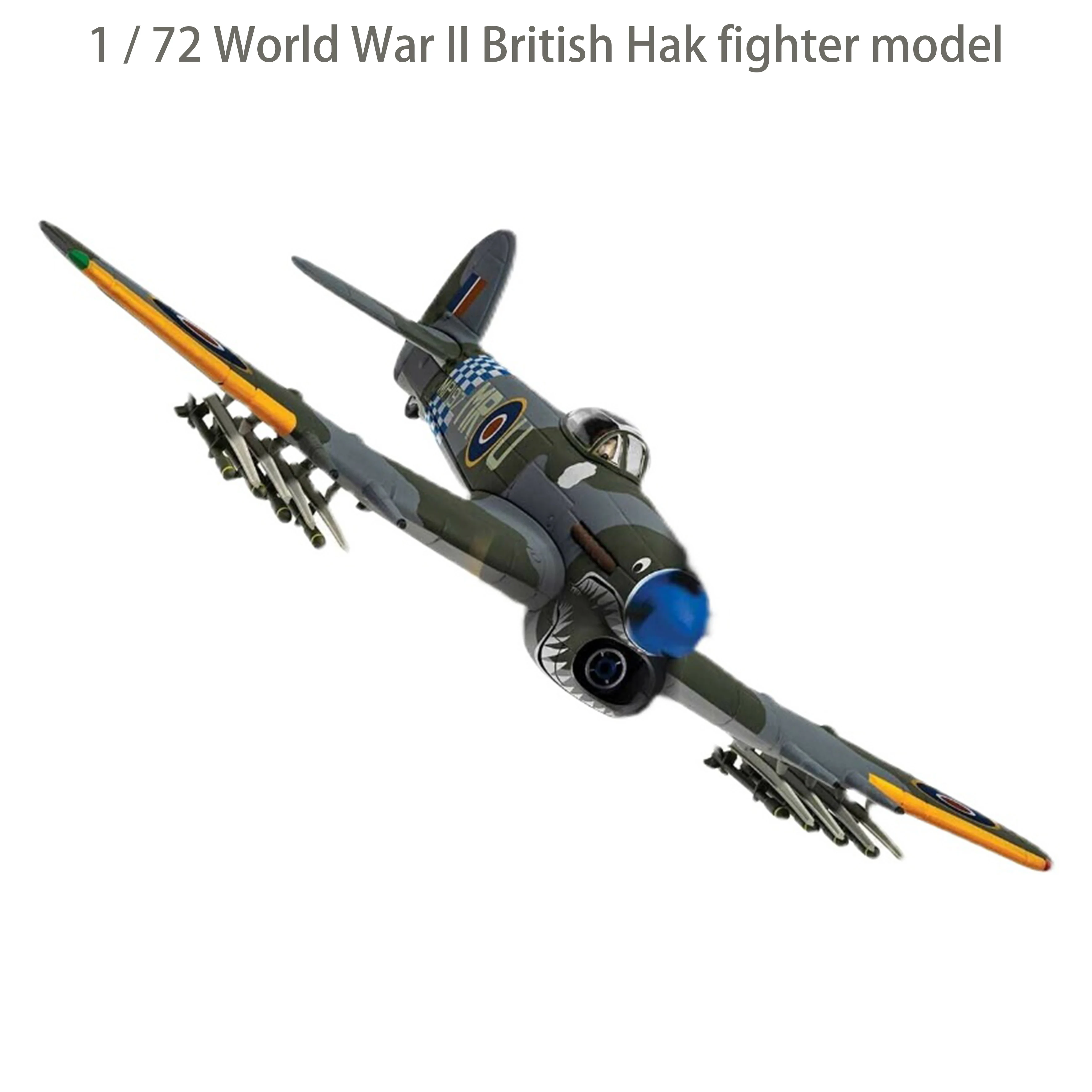Fine 1 / 72 World War II British Hak fighter model Shark beak 1944 AA36513 Alloy collection model
Fine 1 / 72 World War II British Hak fighter model Shark beak 1944 AA36513 Alloy collection model