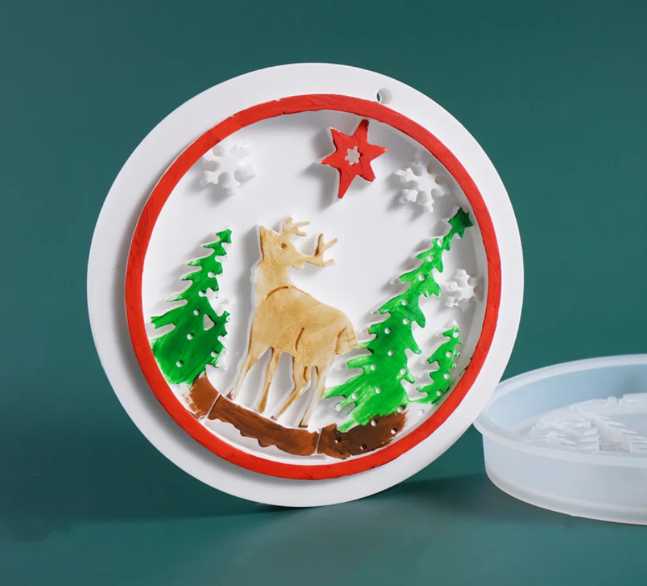 Epoxy Mold Crafts Souvenir Christmas Tree Listing Elk Homemade Set Up Pendant DIY Silicone Epoxy Resin Candle Mold Accessory
Epoxy Mold Crafts Souvenir Christmas Tree Listing Elk Homemade Set Up Pendant DIY Silicone Epoxy Resin Candle Mold Accessory