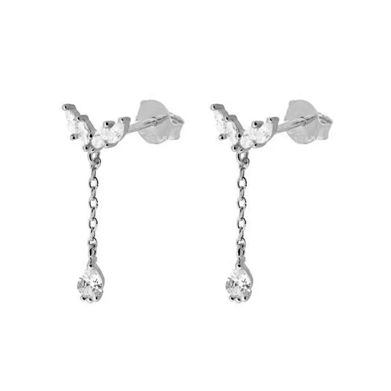 Minimalist Flower Crystal Stud Earrings for Women 925 Sterling Silver Earrings for Girls Tassel Earrings Females Jewelry Gifts
Minimalist Flower Crystal Stud Earrings for Women 925 Sterling Silver Earrings for Girls Tassel Earrings Females Jewelry Gifts