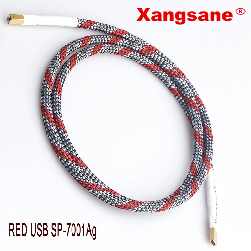 Xangsane single crystal copper silver-plated USB sound card line DAC data line square mouth A-B fever audio cable
Xangsane single crystal copper silver-plated USB sound card line DAC data line square mouth A-B fever audio cable