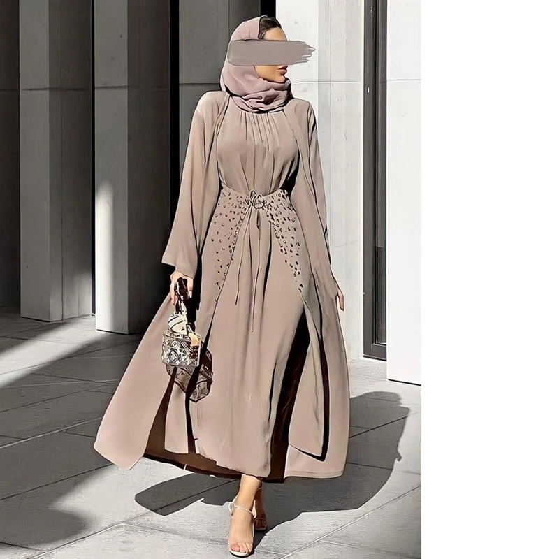 3 Piece Abaya Kimono Dubai African Abayas for Women Turkish Dresses Muslim Sets Hijab Dress Robe Femme Caftan Islam Clothing
3 Piece Abaya Kimono Dubai African Abayas for Women Turkish Dresses Muslim Sets Hijab Dress Robe Femme Caftan Islam Clothing