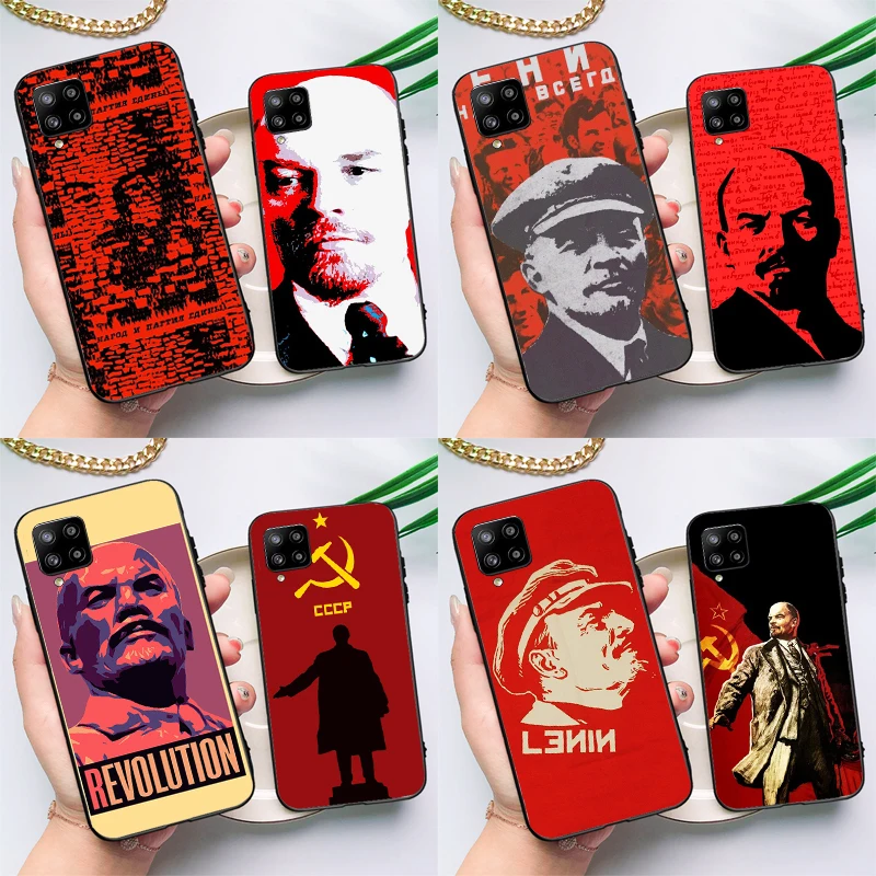 Чехол с флагом Советского Союза Ленина для Samsung Galaxy A12 A32 A42 A52 A72 A51 A71 A31 A41 A21S A50 A70 A20S