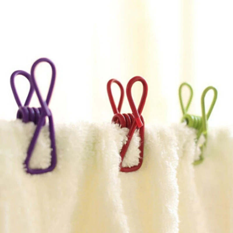 10pcs Clothpin Clothes Peg Towel Socks Holder Multi-use Metal Clips for Clip Clothing Hanger Clamp Food Clip 5.5*2.8*1.8cm
10pcs Clothpin Clothes Peg Towel Socks Holder Multi-use Metal Clips for Clip Clothing Hanger Clamp Food Clip 5.5*2.8*1.8cm