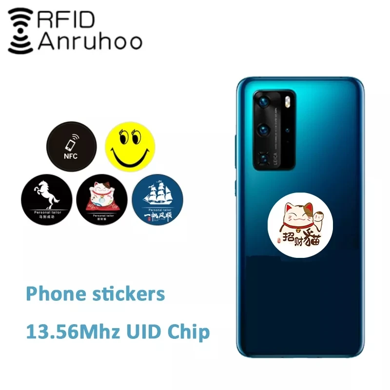 RFID Clone Tag UID Access Control Mobile Phone Sticker 13.56Mhz Smart Chip Card 1k S50 Rewritable Copy Anti-Interference Badge
RFID Clone Tag UID Access Control Mobile Phone Sticker 13.56Mhz Smart Chip Card 1k S50 Rewritable Copy Anti-Interference Badge