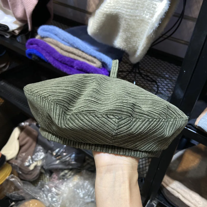 New Autumn Winter Temperament Corduroy Berets Hat For Women Fashion Japanese Retro Casual Painter Hat Basin Hat Octagonal Cap
New Autumn Winter Temperament Corduroy Berets Hat For Women Fashion Japanese Retro Casual Painter Hat Basin Hat Octagonal Cap