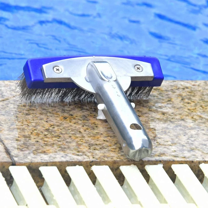 5 Inch Swimming Pool Wire Brush Cleaning Brush Wall Cleaning Algae Dirt Cleaning Tool 
5 Inch Swimming Pool Wire Brush Cleaning Brush Wall Cleaning Algae Dirt Cleaning Tool