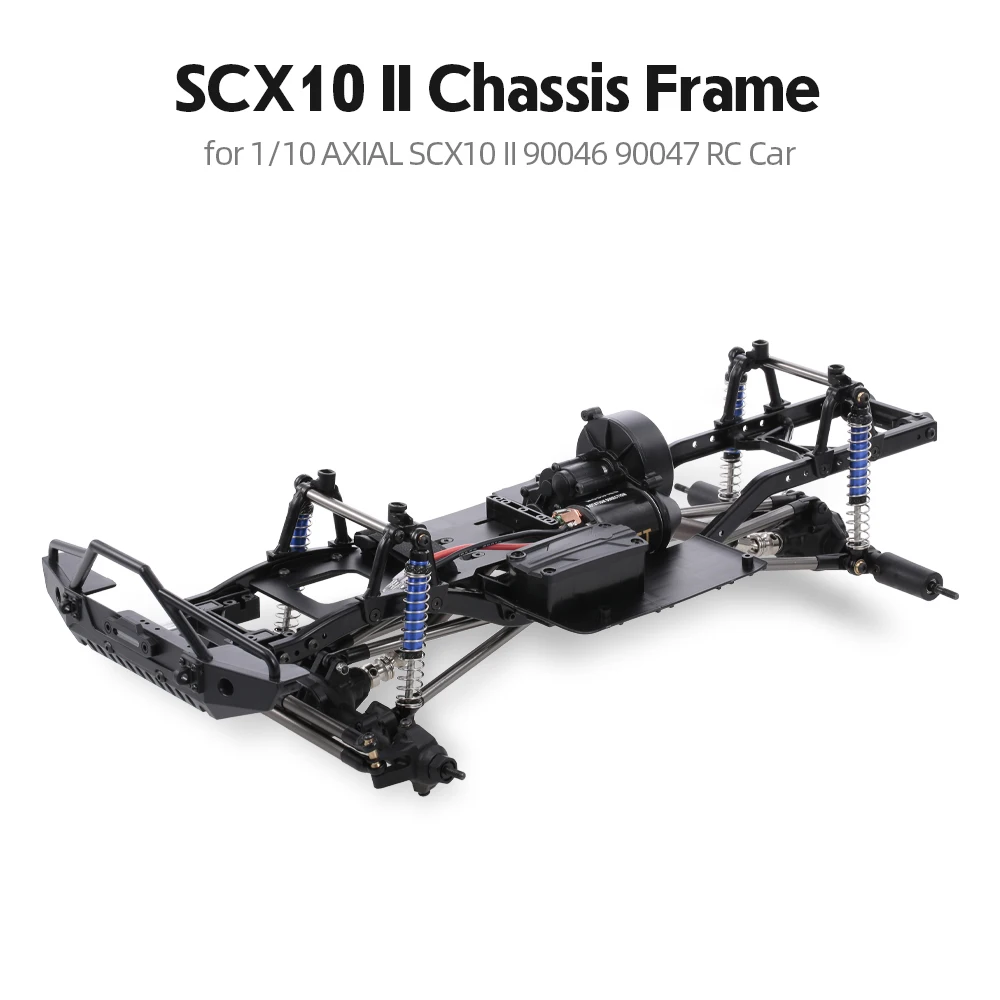313mm 12.3-inch wheelbase assembled frame chassis for 1/10 RC tracked vehicles SCX10 SCX10 II 90046 90047
313mm 12.3-inch wheelbase assembled frame chassis for 1/10 RC tracked vehicles SCX10 SCX10 II 90046 90047