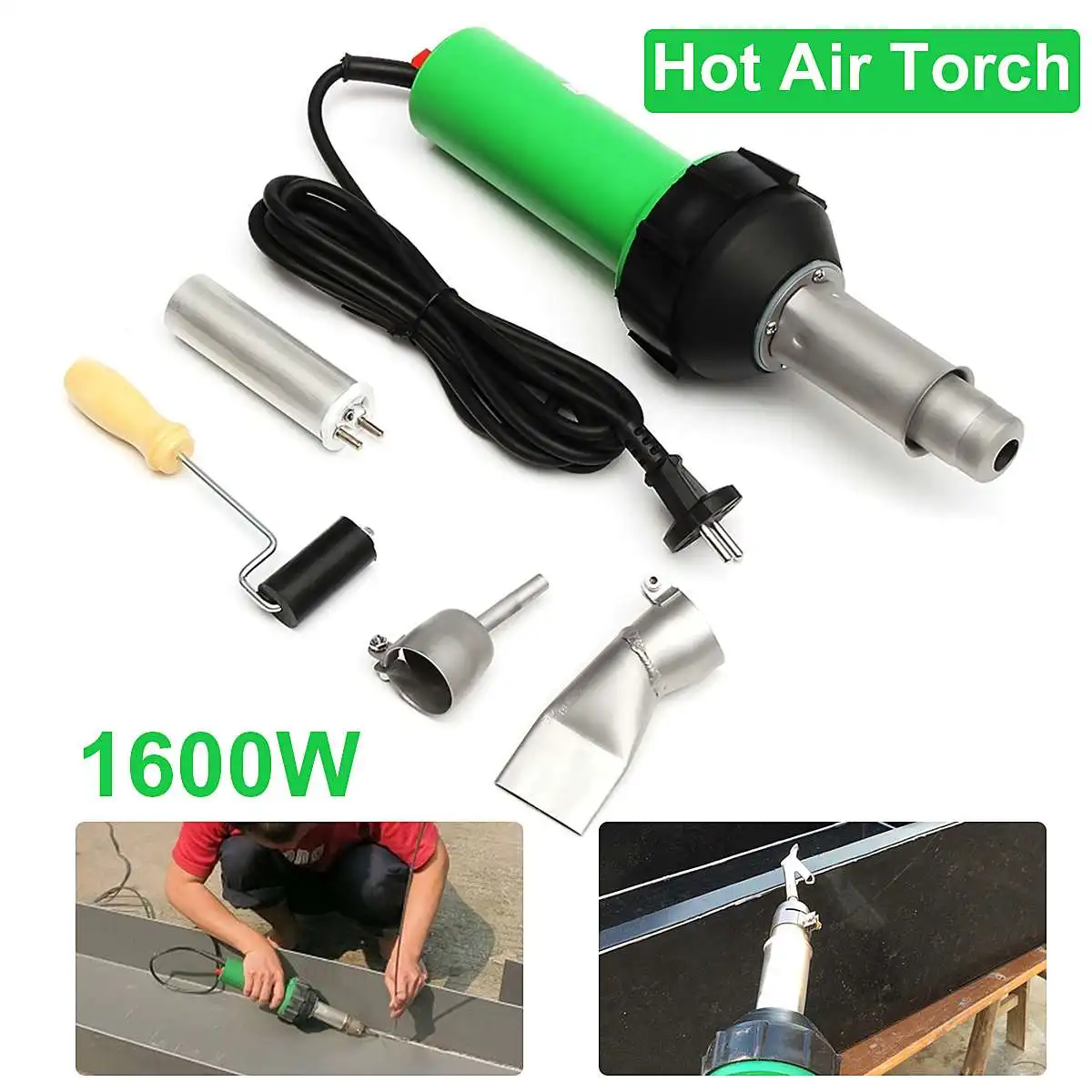 1600W Professional Electronic Heat Hot Air Torch Plastic Heat Guns Pistol + Nozzle + Pressure Roller
1600W Professional Electronic Heat Hot Air Torch Plastic Heat Guns Pistol + Nozzle + Pressure Roller