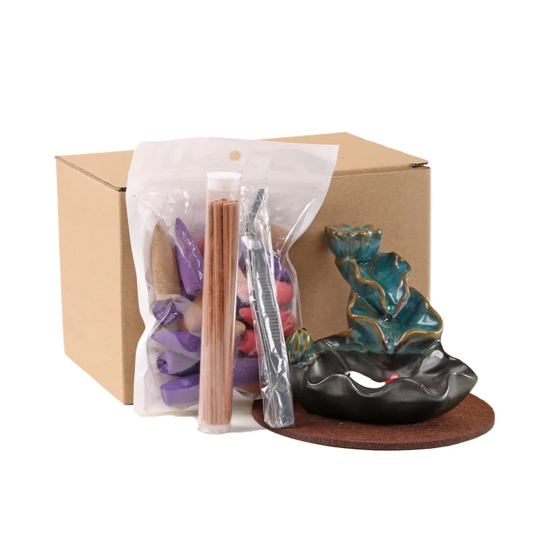 20 PCS Mountain River Handicraft Incense Holder Ceramic Backflow Waterfall Smoke Incense Burner Home Decor best Christmas gift 
20 PCS Mountain River Handicraft Incense Holder Ceramic Backflow Waterfall Smoke Incense Burner Home Decor best Christmas gift