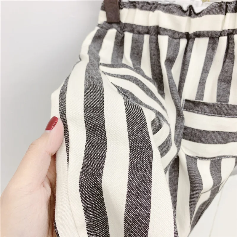Boys Girls Harem Pants Korean Kids Casual Striped Trousers 2021 New Spring Autumn Children High Waist Cotton Costumes
Boys Girls Harem Pants Korean Kids Casual Striped Trousers 2021 New Spring Autumn Children High Waist Cotton Costumes