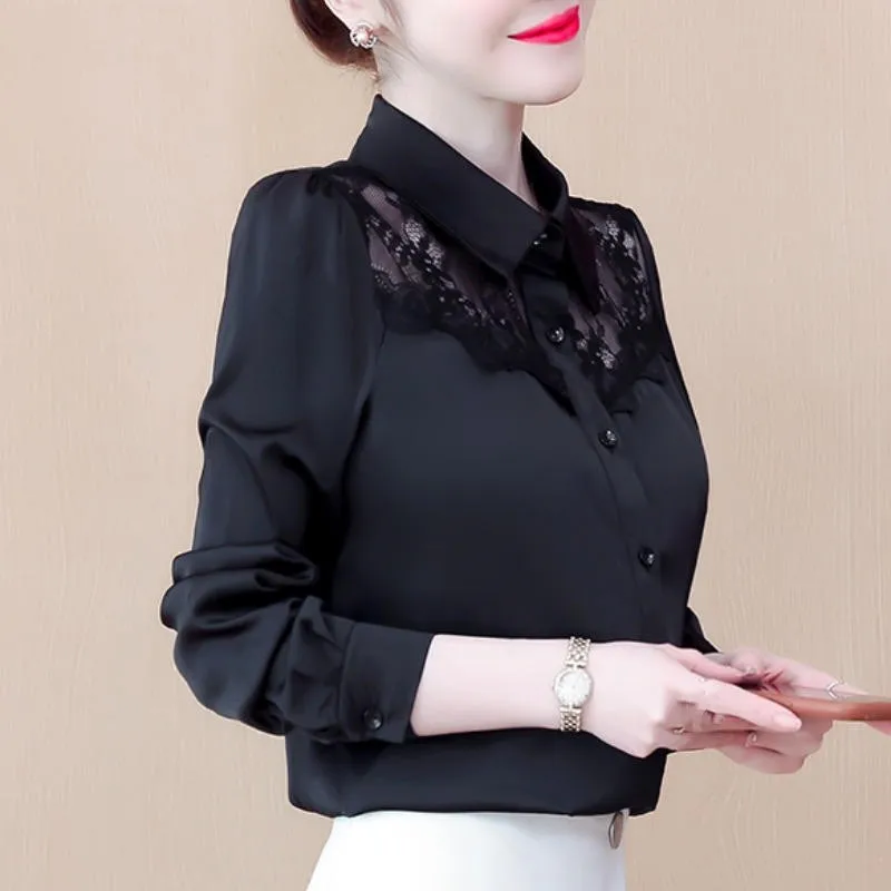 Elegant Blouse Women Clothing Long Sleeve White Shirt Office Lady Tops Casual Solid Vintage Fashion Plus Size Blusas Mujer Q3972
Elegant Blouse Women Clothing Long Sleeve White Shirt Office Lady Tops Casual Solid Vintage Fashion Plus Size Blusas Mujer Q3972