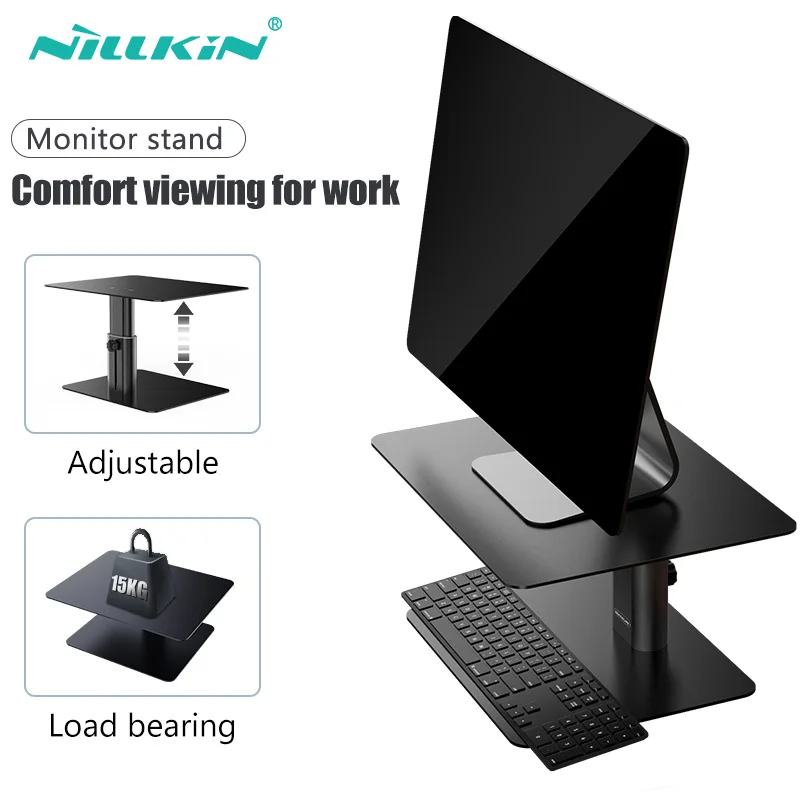 NILLKIN Monitor Stand Adjustable Holder Metal Monitor Stand for Desktop Riser Computer Dock Base Bracket monitor base
NILLKIN Monitor Stand Adjustable Holder Metal Monitor Stand for Desktop Riser Computer Dock Base Bracket monitor base