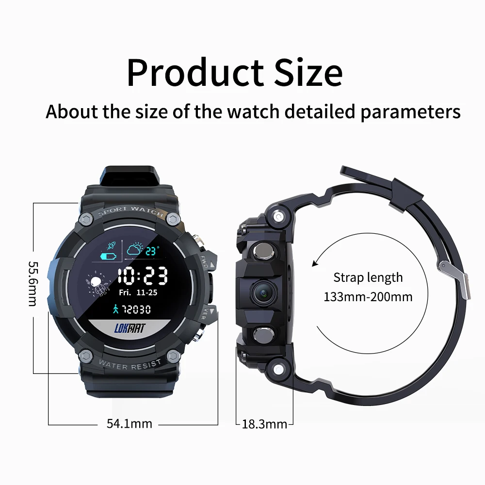 LOKMAT SKY Kids Smart Watch SOS One-Key Emergency 4G Call Clock Sport Fitness Tracker Camera Bluetooth Watch Men for Android IOS
LOKMAT SKY Kids Smart Watch SOS One-Key Emergency 4G Call Clock Sport Fitness Tracker Camera Bluetooth Watch Men for Android IOS