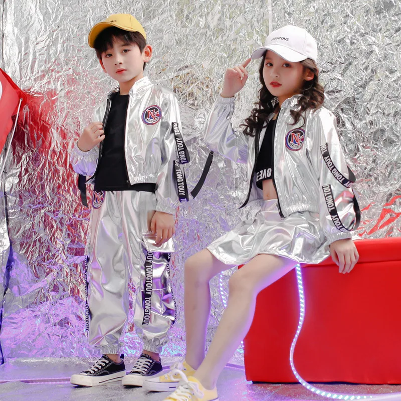 Children's Hip-hop Performance Costume Boys Hip-hop Drum Show Dress Girls Jazz Dance Costume Hip Hop Dance Costumes Kids
Children's Hip-hop Performance Costume Boys Hip-hop Drum Show Dress Girls Jazz Dance Costume Hip Hop Dance Costumes Kids