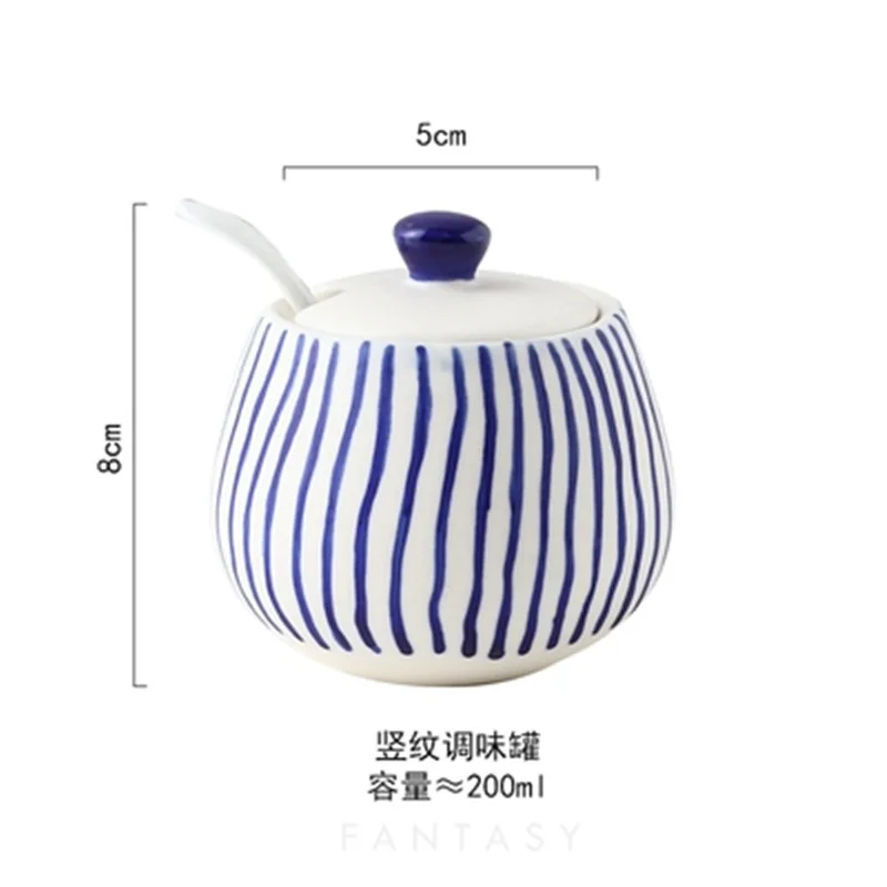 European And American Simple Style Seasoning Pots Hand-Painted Ceramic Seasoning Pots Round Salt Shaker Sugar Bowls
European And American Simple Style Seasoning Pots Hand-Painted Ceramic Seasoning Pots Round Salt Shaker Sugar Bowls