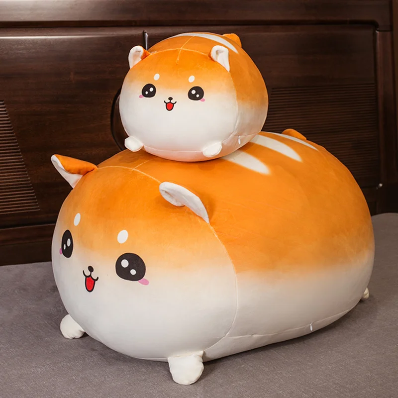 40/50/60cm Soft Huggable Bread Dog Plush Toy Down Cotton Stuffed Animal Fat Shiba Inu Pig Plushie Kids Gift
40/50/60cm Soft Huggable Bread Dog Plush Toy Down Cotton Stuffed Animal Fat Shiba Inu Pig Plushie Kids Gift
